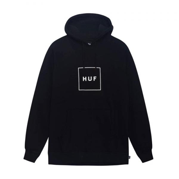BOX LOGO PULLOVER HOODIE-BLK(wht)